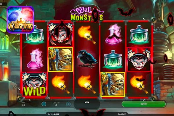 Chinh phục Wild monster slot cùng vb777 - game đổi thưởng ăn tiền hot